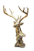 Gold Leaf Deer Centerpiece