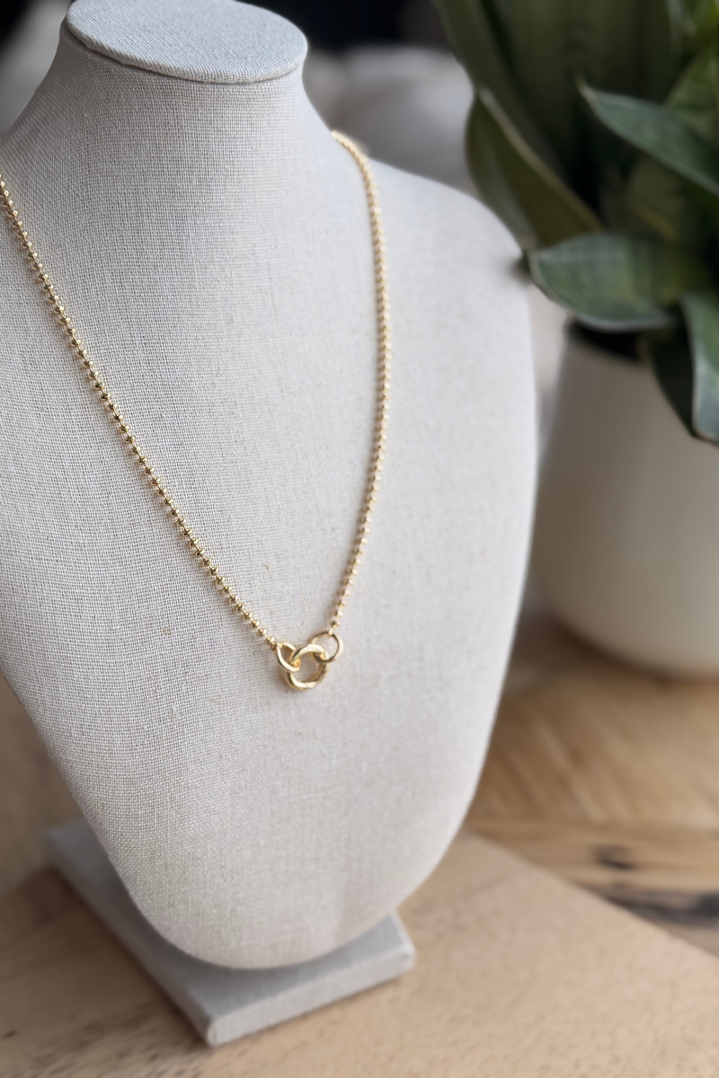 The Golden Glow Charm Necklace