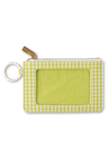 Green Gingham ID Holder