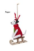 Winter Fun Felt Animal Ornament