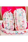 Mahjong Mosaic Quilted Cosmetic Set