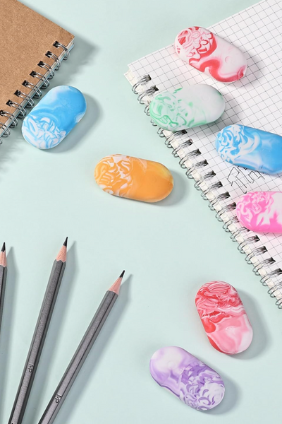 Stylish Marble Pencil Eraser