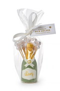 Pop, Fizz & Pearls Champagne Cocktail Pick Set