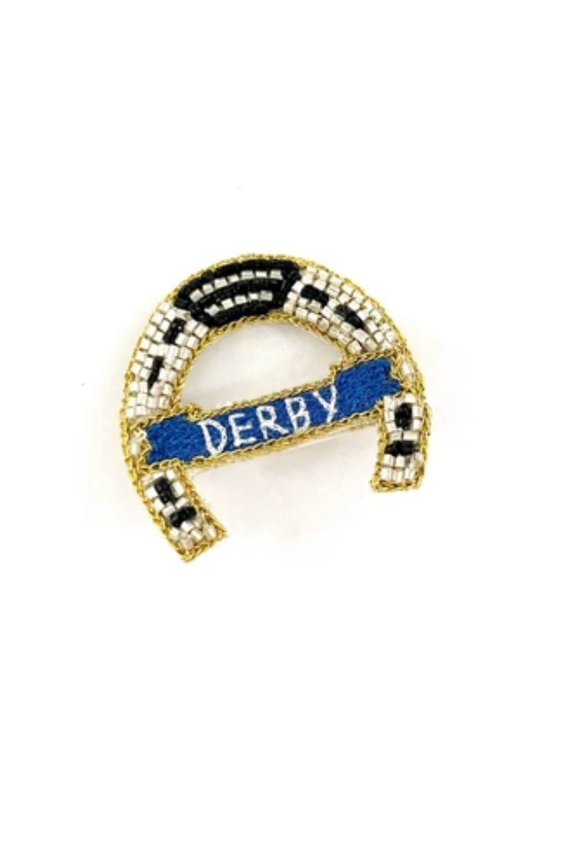Derby Horseshoe Lapel Pins