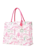 Mahjong Block Print Tote Bag