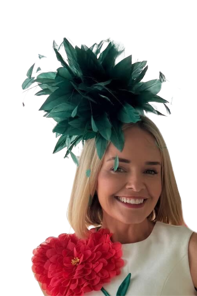 Emerald City Fascinator - FINAL SALE