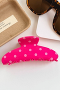 Polka Dot Claw Clip