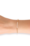 Dainty Sophia Gold Beaded Bracelet - S/M