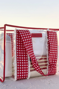 Jelly Tote Bag - Cherry Gingham