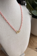 Pink Paradise Charm Necklace