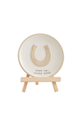 Horse Plate and Stand Set