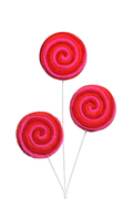 Red & Pink Lolli Stem