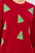 Sarah Sweatshirt - Christmas Trees