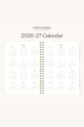 2026-2027 Academic Planner - Blue Stripes