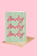 Howdy Greeting Card