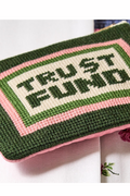 Trust Fund Needlepoint Coin / Gift Card Pouch