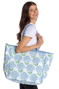Hydrangea Print Tote