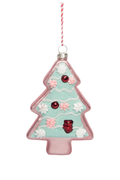 Glass Gingerbread Tree Ornament