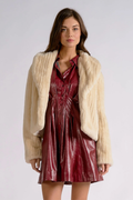 The Big Collar Faux Fur Jacket