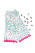 Pom Mahjong Kitchen Towel Set- 2 Piece