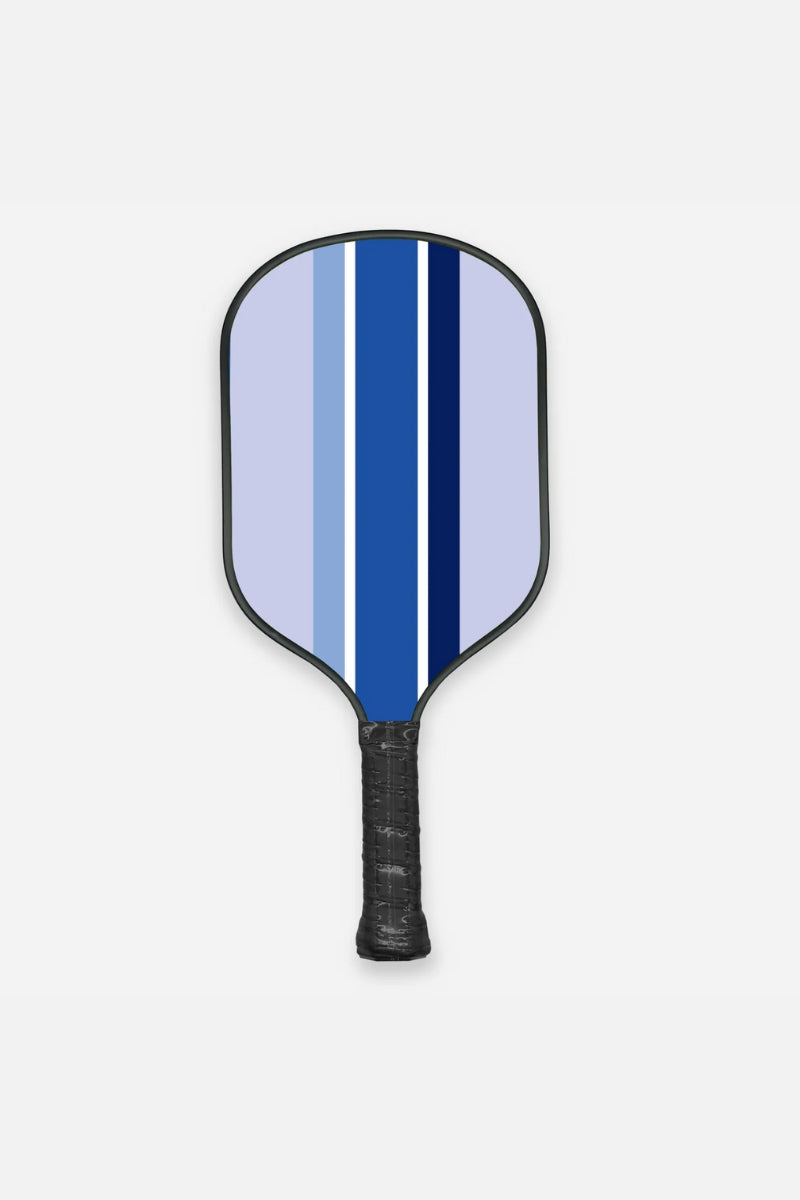 Striped Pickleball Paddle- Blue