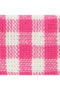 Hot Pink Gingham Dog Bow Tie