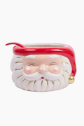 Santa Punch Bowl & Ladle- Red