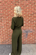 Olive You Ribbed Top