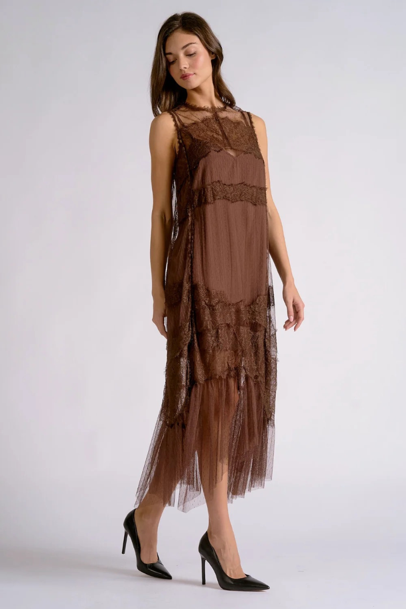 Dani Lace Midi Dress
