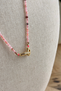 Blushing Bloom Charm Necklace