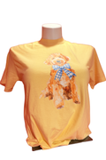 Golden Doodle Blue Bow Tee