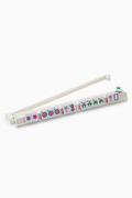 White Acrylic Rack & Pusher Set