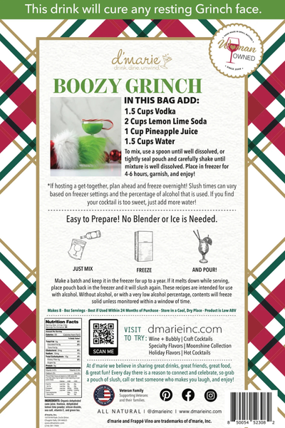 Boozy Grinch Cocktail Slush Mix