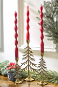 Tree Taper Candleholders - Set of 3