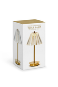 Cordless Table Lamp with Acrylic Shade in Gift Box