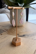 Blush Drop Earrings