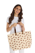 Horse Silhouette Printed Tote Bag