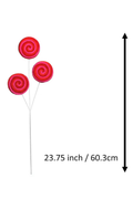 Red & Pink Lolli Stem