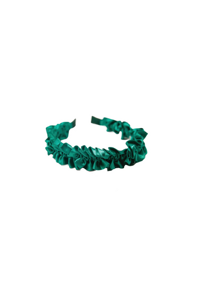 Satin Luxe Everyday Headband - Green