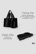 Jelly Tote Bag - Midnight Black