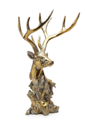 Gold Leaf Deer Centerpiece