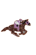 Horse Racing Lapel Pin