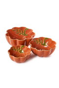 Pumpkin Tidbit Nesting Bowls - Set of 3
