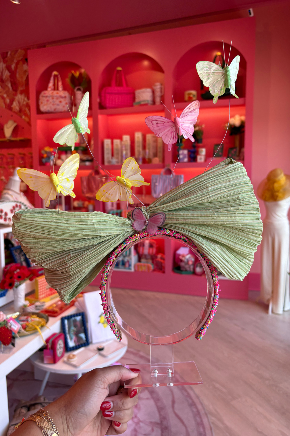 Flutter & Fizz Butterfly Fascinator - FINAL SALE