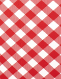 Gameday Gingham Iced Cup Coolie (Medium) - Red & Black