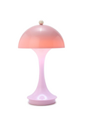 Pink Mushroom Shape LED Portable Cordless Table Lamp