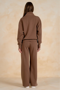 Mocha Scuba Pullover