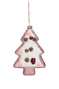 Glass Gingerbread Tree Ornament