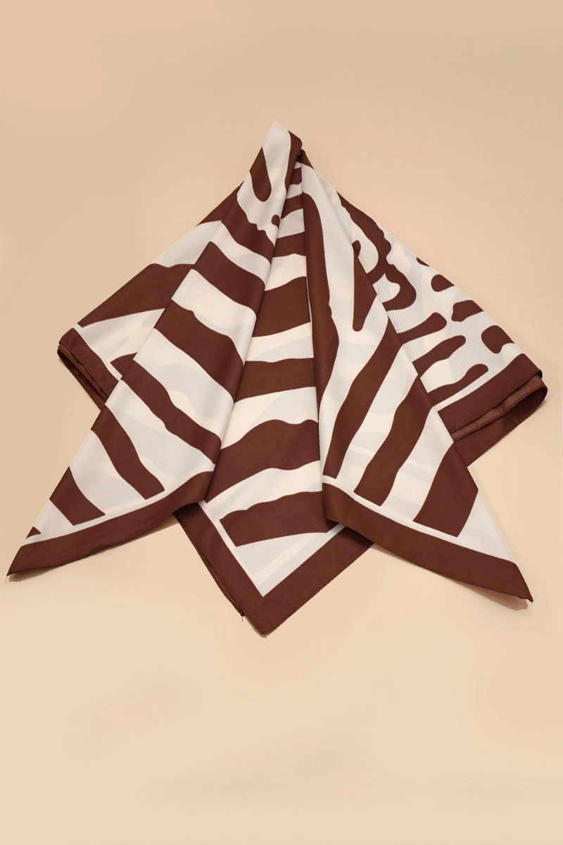 Zebra Bandana Scarf