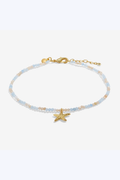 Multi Stone Starfish Anklet